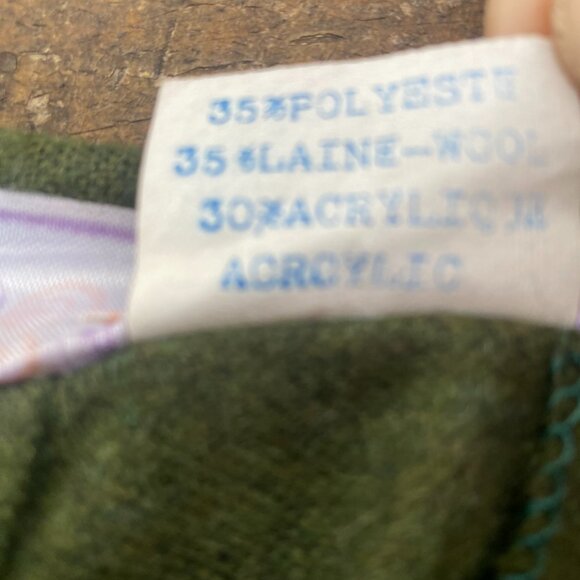 48-(VFC) Vintage. Green.Junior Bazaar. Simpson-Sears.Gauchos. - Picture 11 of 13